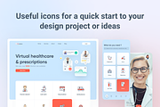 Medical & Hospital Icons Set, an Outline Icon by ДимаСвєнтуховський (Thumbnail 9 of 9)
