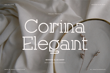 Corina Elegant | Modern Slab Serif