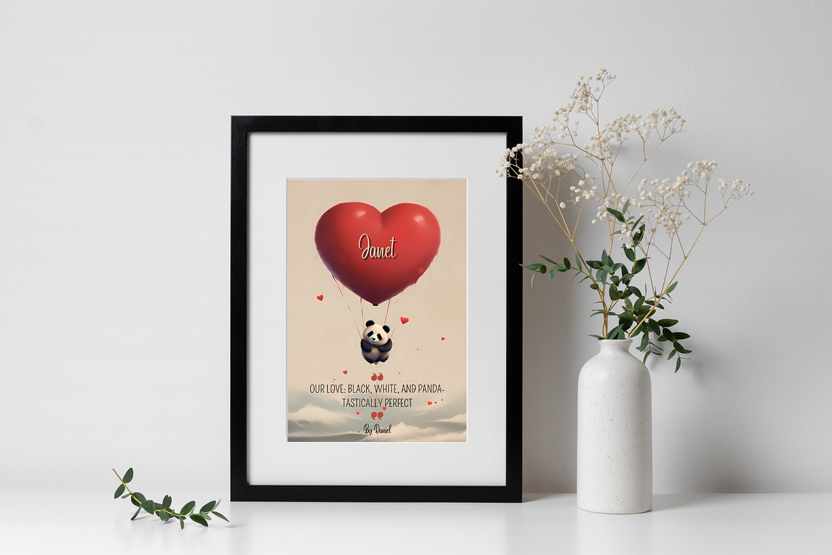 3 Editable Canva Valentine Posters, a Poster Template by The Dark Matter Art (Photo 6 of 6)