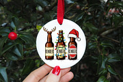 Beer Christmas, Funny Christmas PNG, an Illustration by Libby Wishes (Thumbnail 5 of 6)