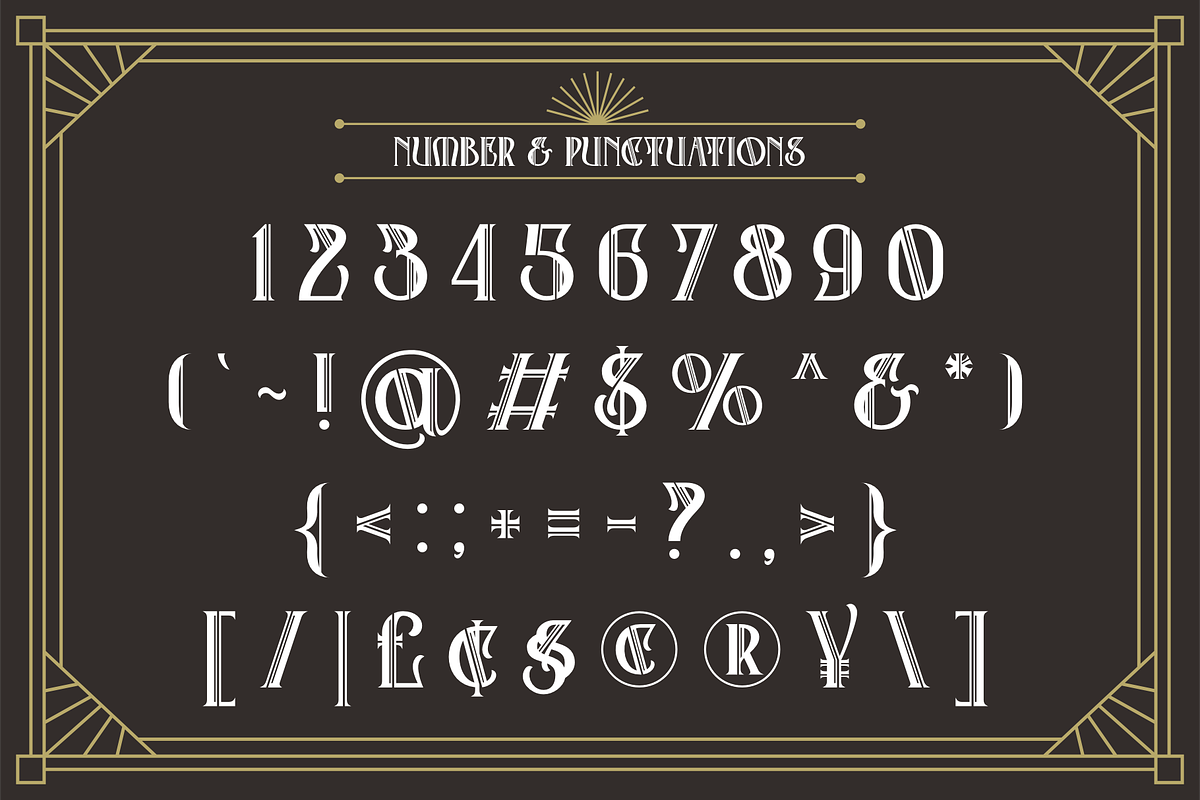 Art Nouveco, a Font by ilhamtaro (Photo 8 of 10)