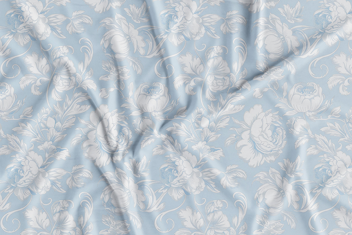 Floral Toile Print Design Patterns, a Pattern Graphic by Olya Creative (Photo 24 of 29)