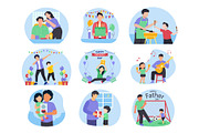 Father’s Day Vector Illustration, an Illustration by Vector Portal (Thumbnail 6 of 7)