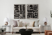 Modern Minimalsit Abstract Wall Art, a Decorative Illustration by Doodledreamin (Thumbnail 9 of 11)