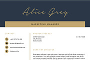 Resume Template/CV Template, a Resume Template by Symie Design (Thumbnail 6 of 7)