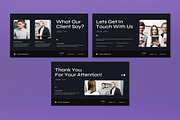 Black Business Strategy Google Slide, a Presentation Template by graphicook (Thumbnail 5 of 5)