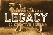 Legacy - Vintage Style Font, a Font by JumboDesign (Thumbnail 1 of 5)