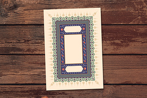 Premium A4 Floral Frame