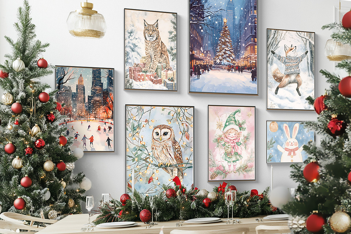 Cute Kids Christmas Prints, a Graphic by SunnyAfternoons (Photo 7 of 10)