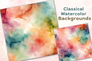 Classical Watercolor Backgrounds