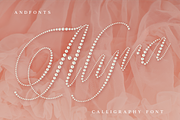 Alyra Calligraphy font, a Script Font by Andfonts (Thumbnail 1 of 3)