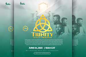 Trinity Sunday Flyer Template