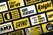 Nextrue Fonts Family, a Sans Serif Font by Asenbayu (Thumbnail 3 of 15)