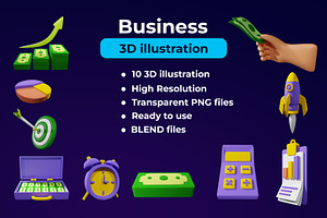 Business 3d illustration, a 3D by Kurniawan98