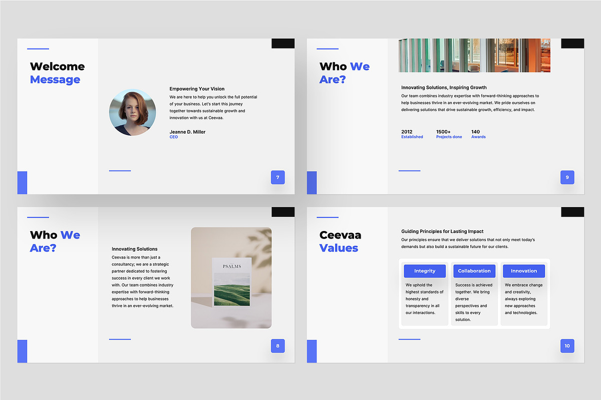 Ceevaa PowerPoint Template preview 4