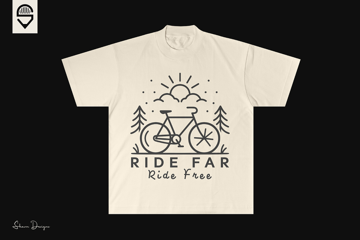 Bicycle Riding Motivation T-shirt, a Graphic by shaondesigns (Photo 4 of 6)