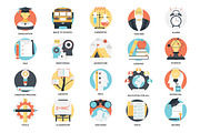 175 Flat Education Icons, a Duotone Icon by Prosymbols (Thumbnail 7 of 10)