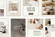 Modern Minimal Instagram Templates, a Social Media Template by So Swell Studio (Thumbnail 3 of 5)