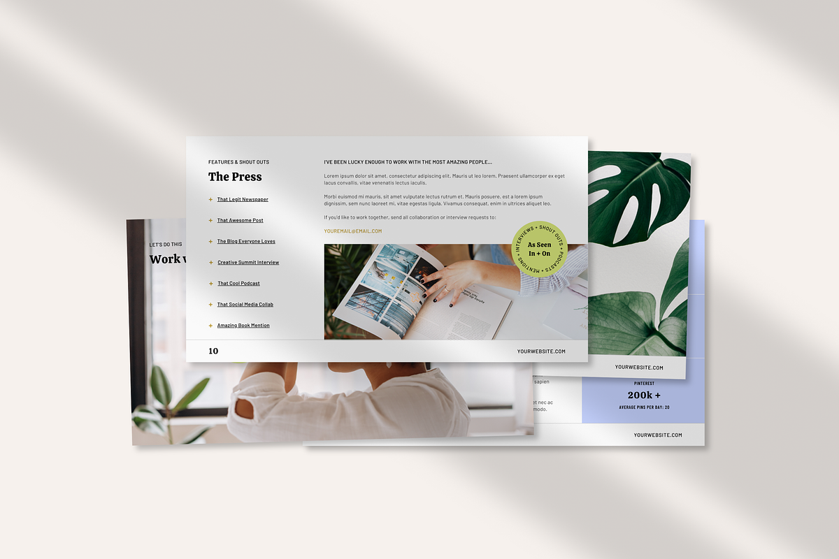 DAWN | Media Kit for Canva, a Presentation Template by Erin Cassidy (Photo 5 of 8)