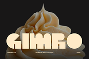 Gimro - Bold Geometric Cafe Font, a Sans Serif Font by Pandeka Studio (Thumbnail 1 of 9)