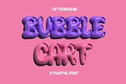 Bubble Cart Display Font, a Handwritten Font by Authentic Studio (Thumbnail 1 of 5)