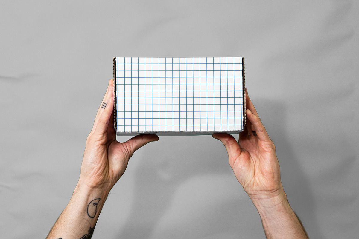 Everydays Box in Hands Mockup, a Packaging Mockup by mockstar (Photo 2 of 2)