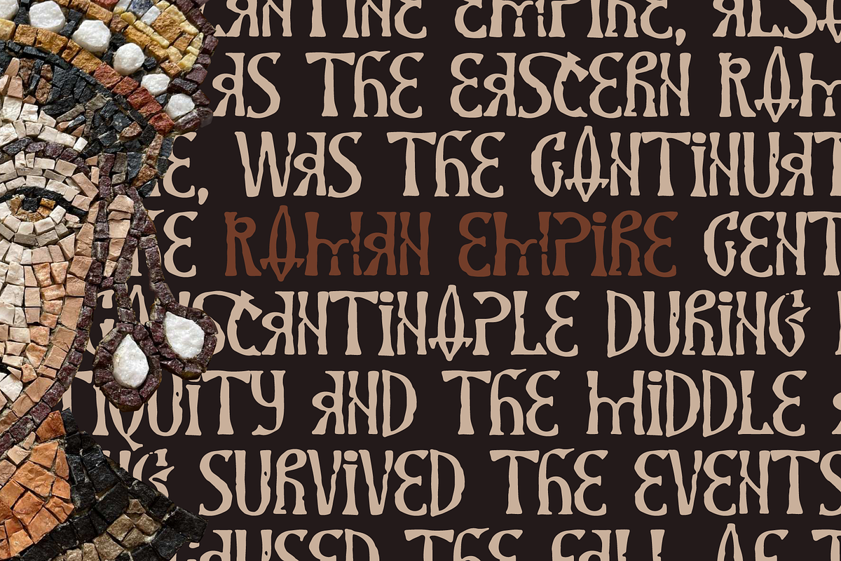 Eastern Blackletter – Byzantine Font, a Blackletter Font by kaer_shop (Photo 3 of 12)