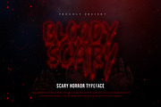 Bloody Scary Horror Halloween Font, a Font by Creatype Studio (Thumbnail 1 of 9)