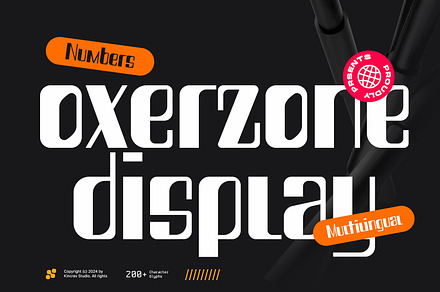 Oxerzone - Display Font