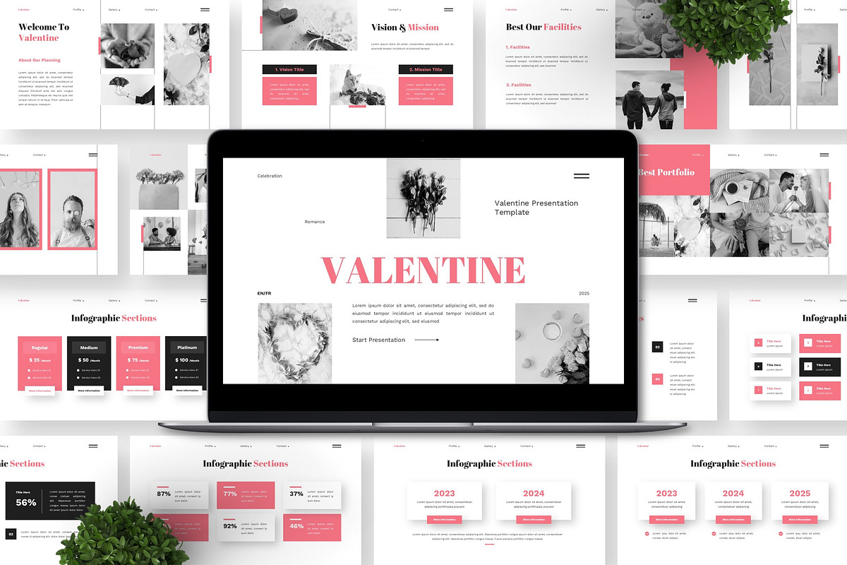 Valentine - Valentines Day PPT, a Presentation Template by Deepslide Studio (Photo 6 of 6)
