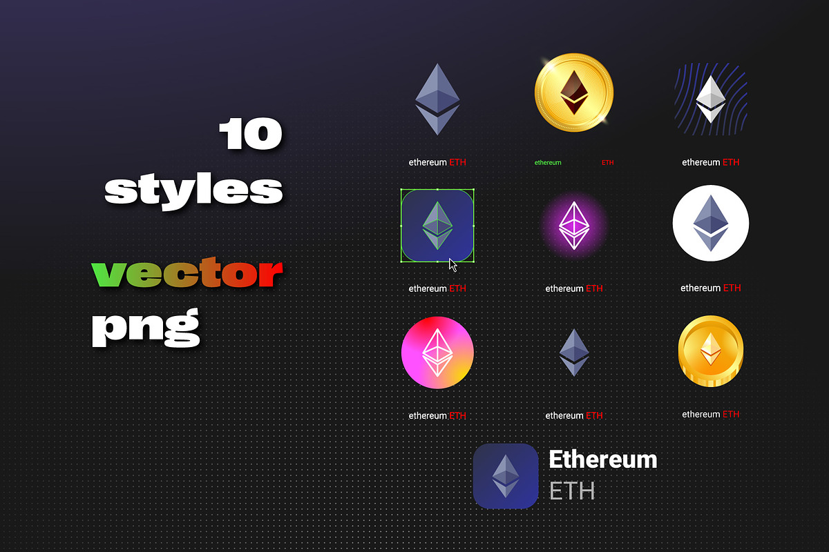 Crypto Currency Logos Bundle, a Branding & Logo Template by karnofff (Photo 2 of 13)