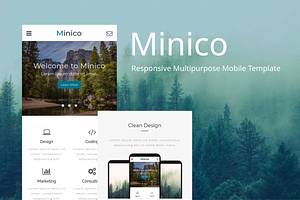 Minico Multipurpose Mobile Templat