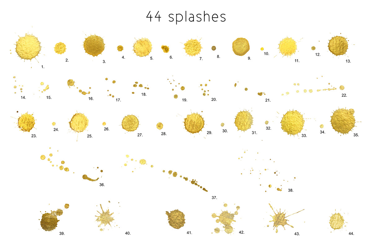 Golden textures, washes & splashes, a Texture Graphic by marie dricot (Photo 2 of 12)