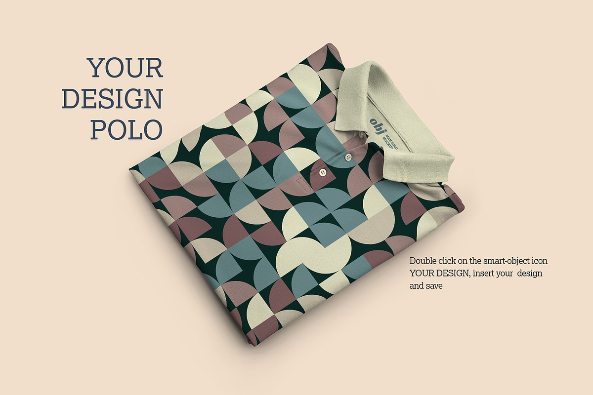 8 Mockups Men Polo, a Shirt Mockup by Grow Design Craft Studio (Photo 5 of 7)