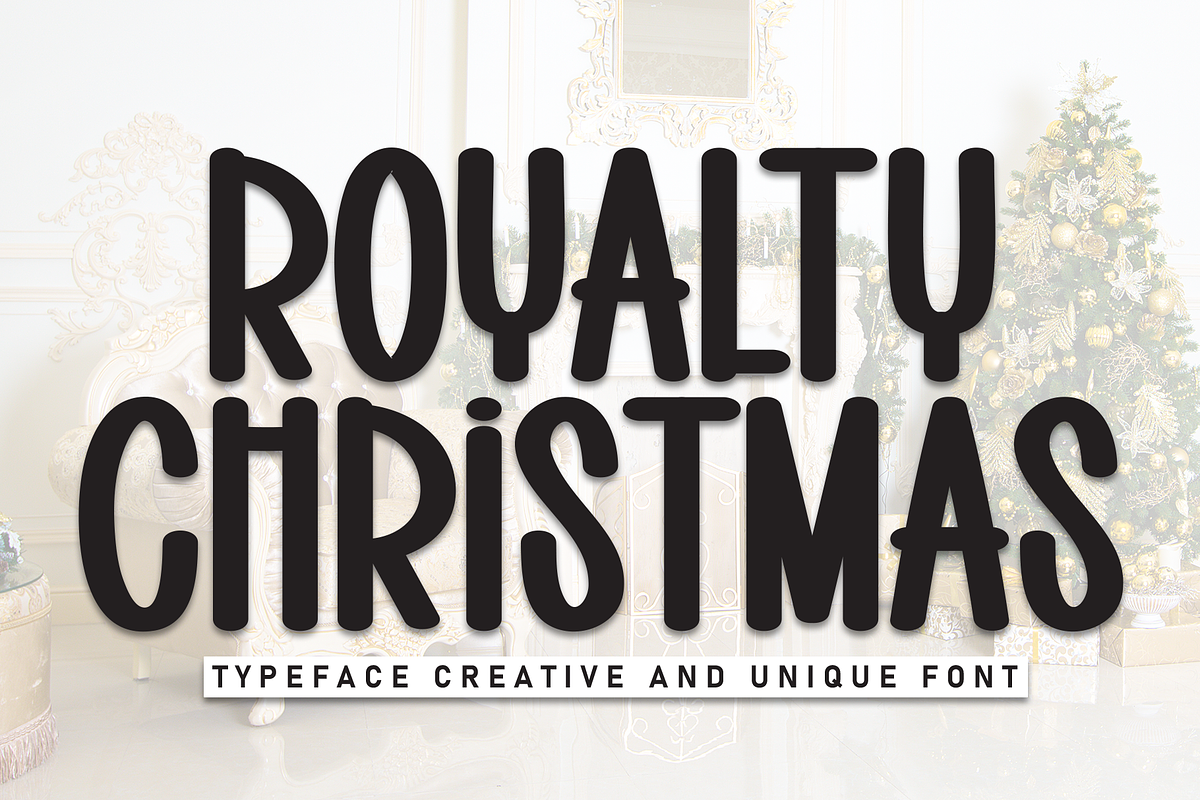 Royalty Christmas | Script Font, a Script Font by Scratchones (Photo 1 of 8)