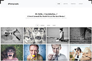 JPhotography - Minimal Photography, a Bootstrap Template by Dasagani (Thumbnail 2 of 5)