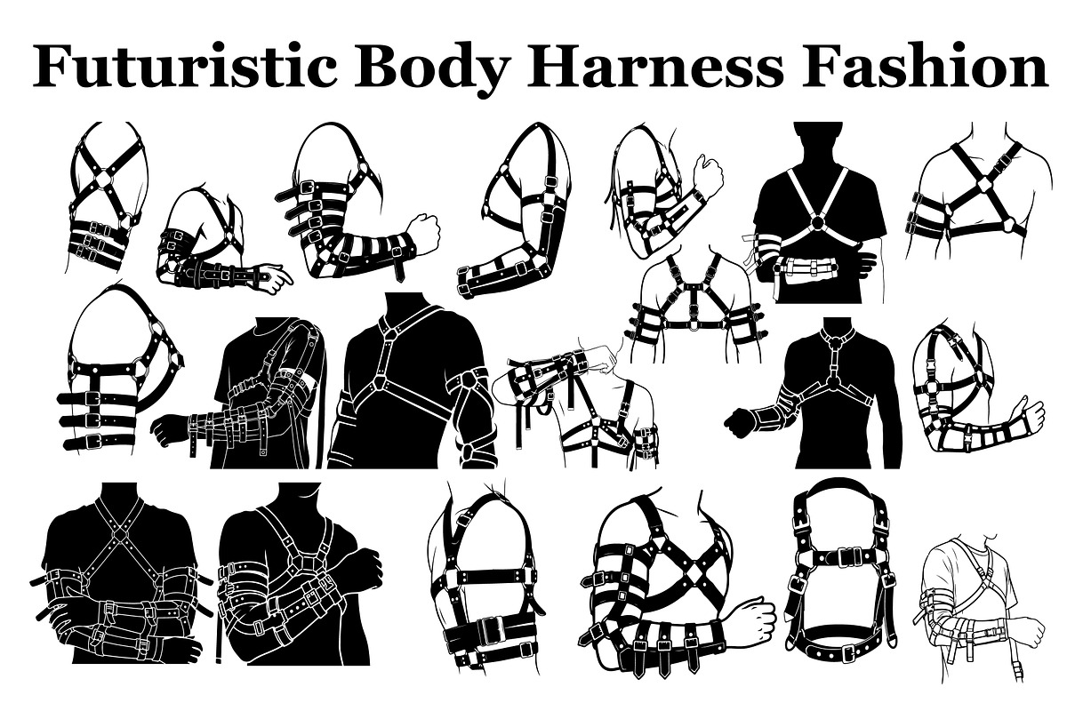 Futuristic Body Harness Fashion, a Graphic by Gfx_Store (Photo 10 of 10)