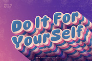 Monaz 3D, a Sans Serif Font by Craft Supply Co. (Thumbnail 4 of 8)