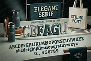 Cefagu | Modern Luxury Serif, a Serif Font by Astuti Studio (Thumbnail 17 of 25)