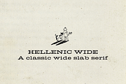 Hellenic Wide - Slab Serif Font, a Slab Serif Font by Lilithcollageart (Thumbnail 5 of 9)