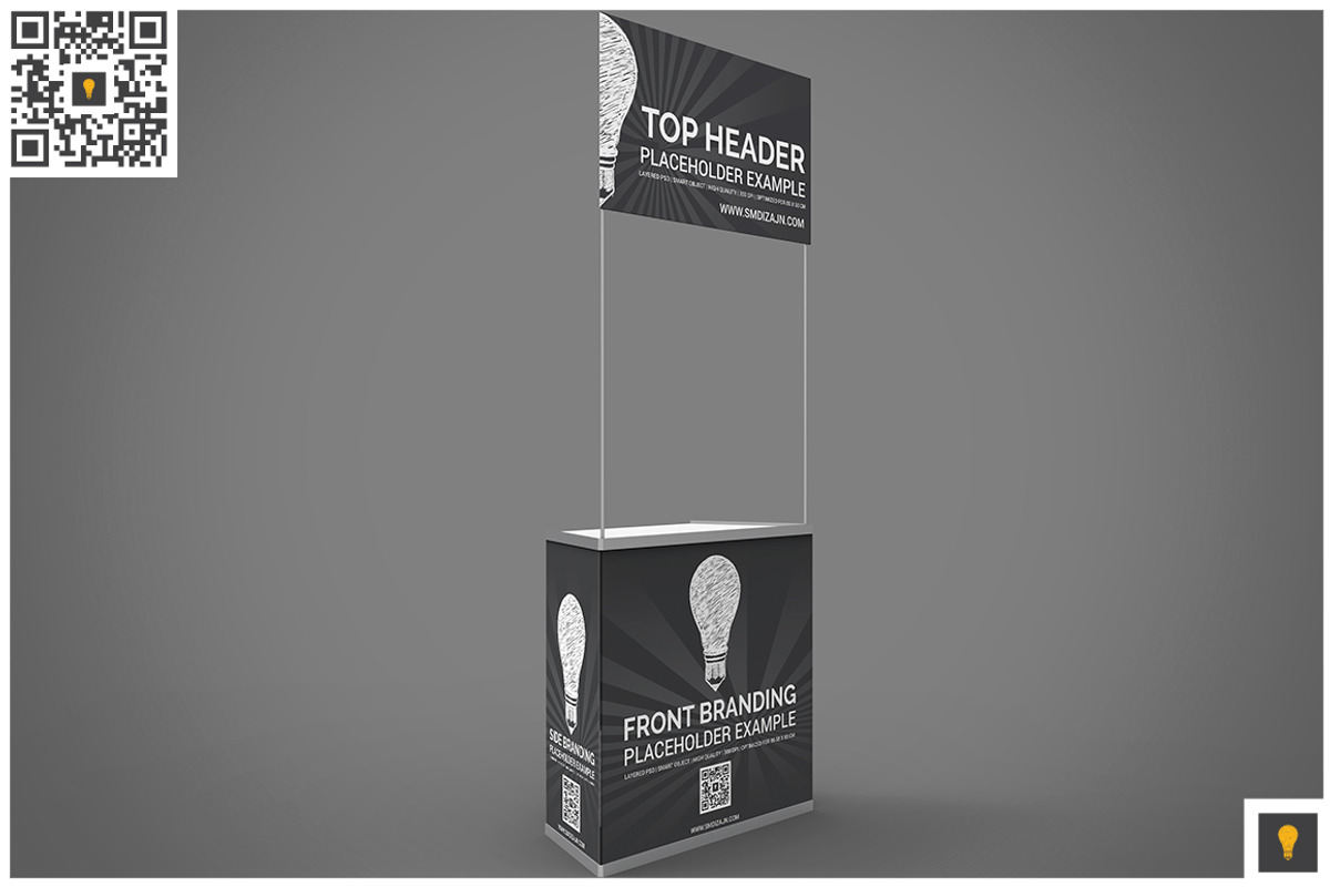 Promo Counter Mockup, an Advertising Mockup by Shocky Design Studio (Photo 4 of 5)