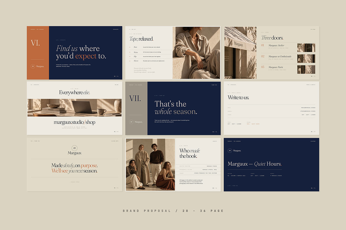 MARGAUX / Lookbook Template, a Presentation Template by Leleka.Store (Photo 15 of 16)