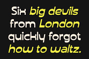 CS Marsden – Reverse Contrast Font, a Sans Serif Font by Craft Supply Co. (Thumbnail 3 of 8)