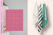 Rolling Blooms seamless patterns, a Pattern Graphic by Flora Wild Designs (Thumbnail 4 of 5)