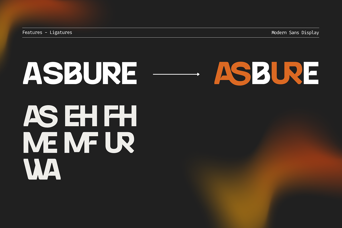 Aburo - Modern Logo Family Font, a Sans Serif Font by Nirmana Visual (Photo 5 of 8)