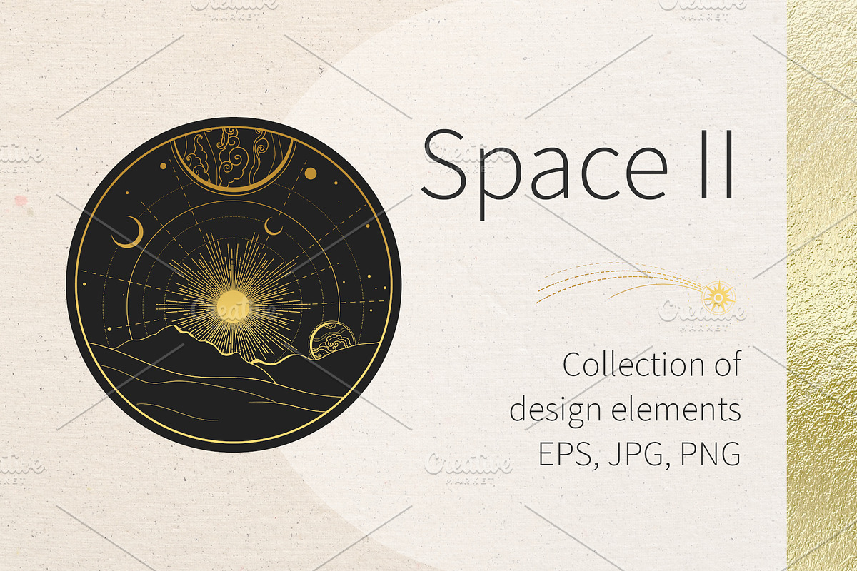 Space 2. Set of design elements, a Pattern Graphic by Nadia Murash (Photo 1 of 4)