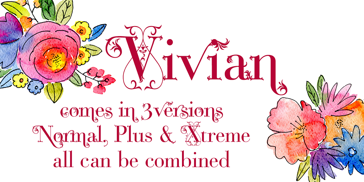 Vivian, a Serif Font by Wiescher-Design (Photo 1 of 3)