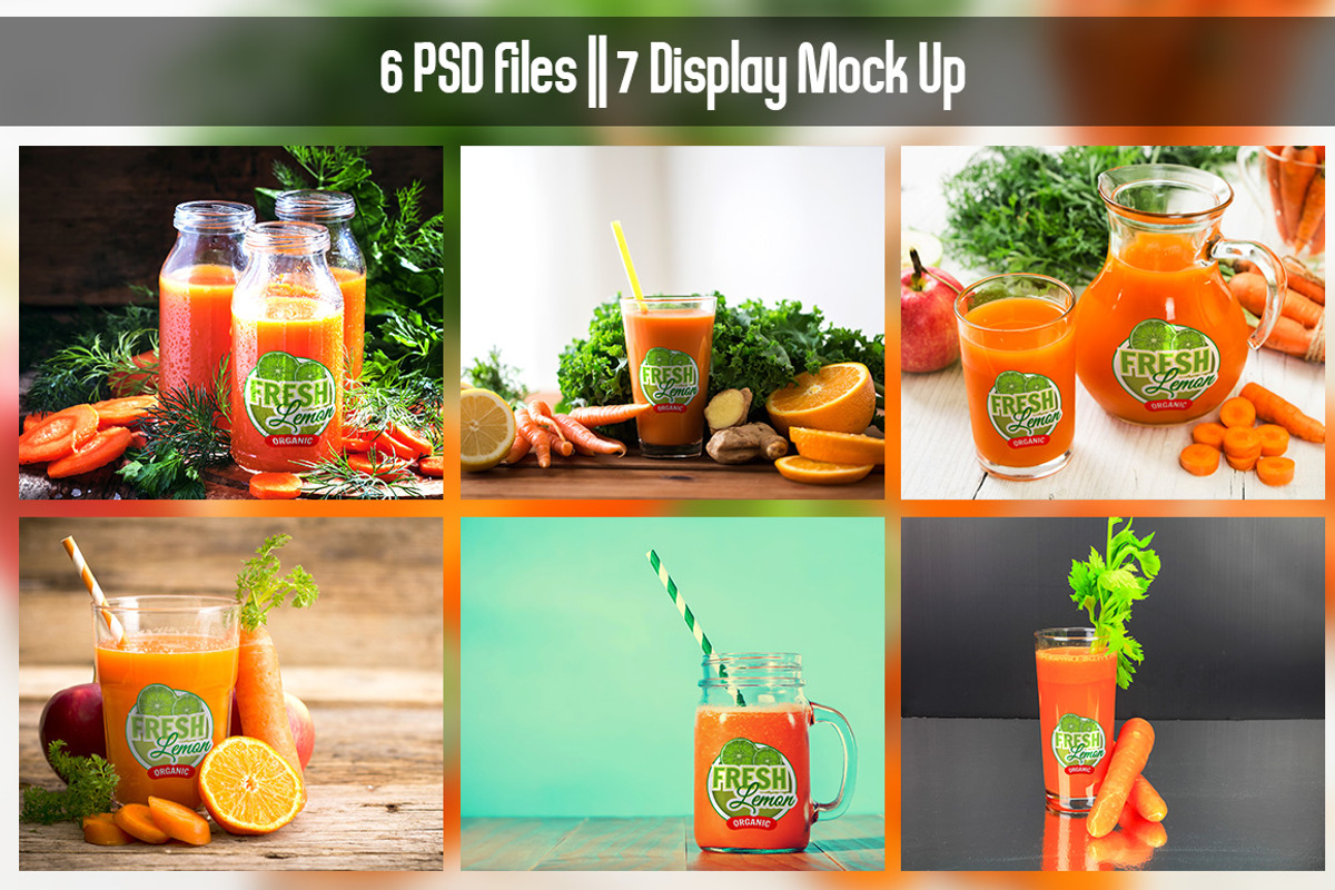 Glass Juice Mock Up, a Product Mockup by Pixel Place (Photo 2 of 6)