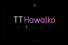 TT Hawaiko Typeface