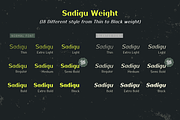 Sadigu, a Sans Serif Font by twinstd (Thumbnail 2 of 13)